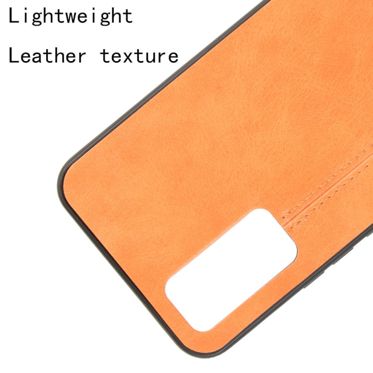 For Huawei Honor 30 Pro Shockproof Sewing Cow Pattern Skin PC + PU + TPU Case