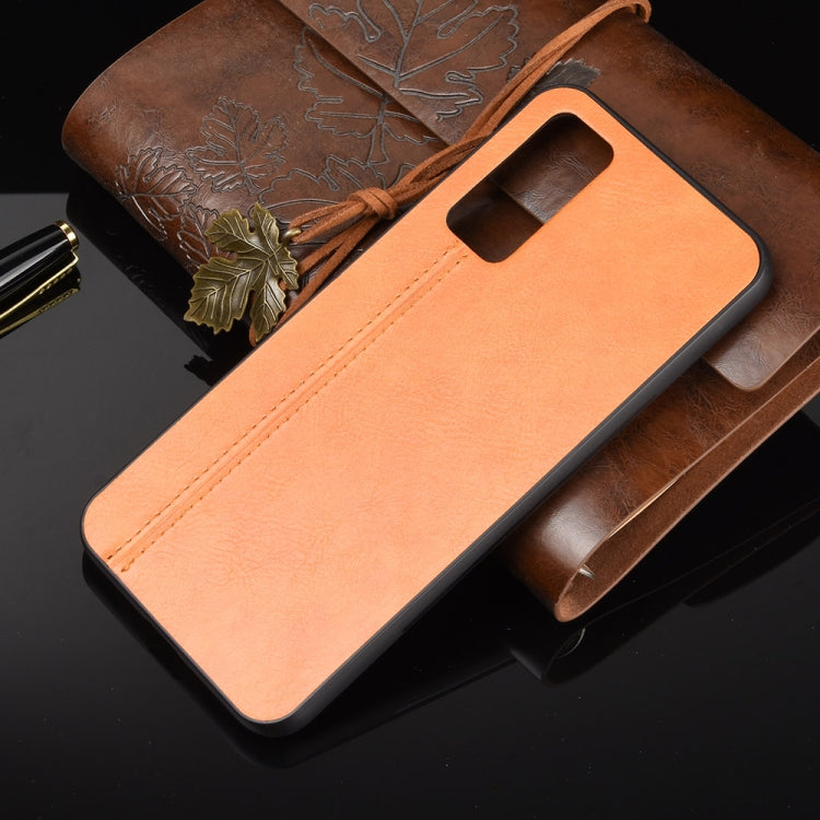 For Huawei Honor 30 Pro Shockproof Sewing Cow Pattern Skin PC + PU + TPU Case