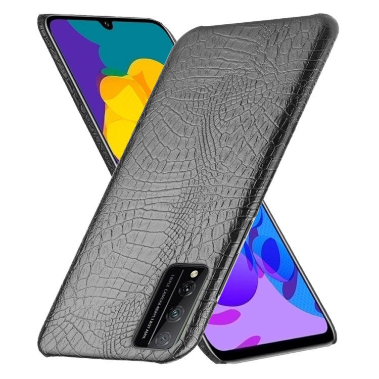 For Huawei Honor Play 4T Pro Shockproof Crocodile Texture PC + PU Case