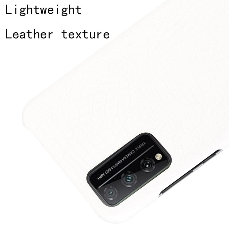 For Huawei Honor Play 4T Pro Shockproof Crocodile Texture PC + PU Case