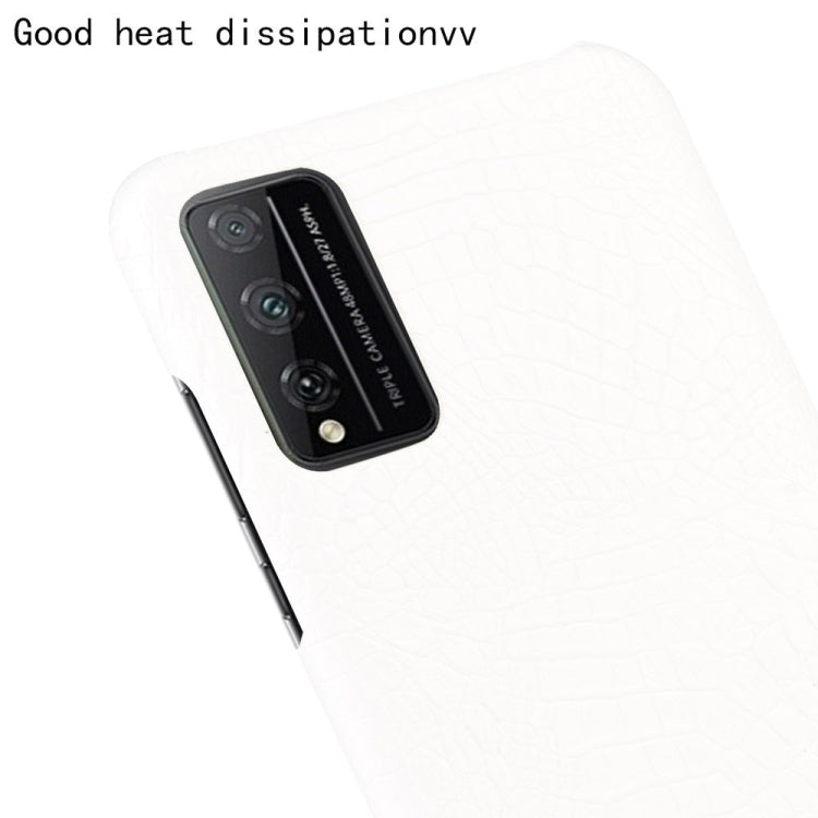 For Huawei Honor Play 4T Pro Shockproof Crocodile Texture PC + PU Case