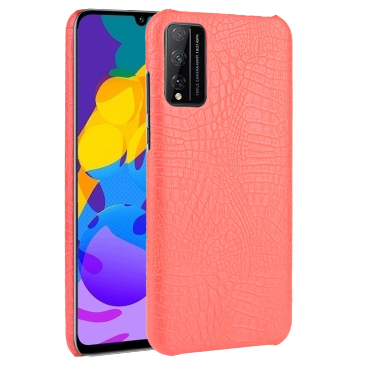 For Huawei Honor Play 4T Pro Shockproof Crocodile Texture PC + PU Case
