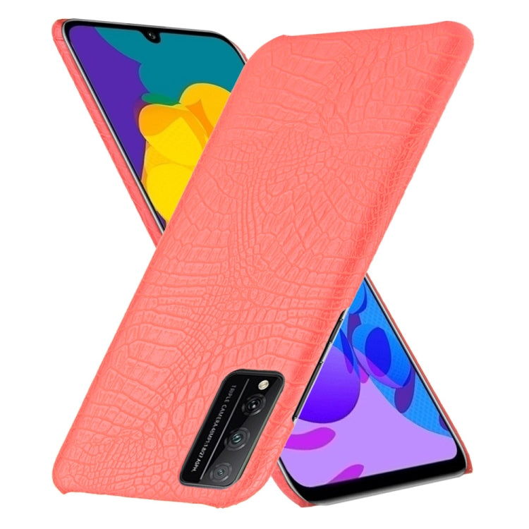 For Huawei Honor Play 4T Pro Shockproof Crocodile Texture PC + PU Case