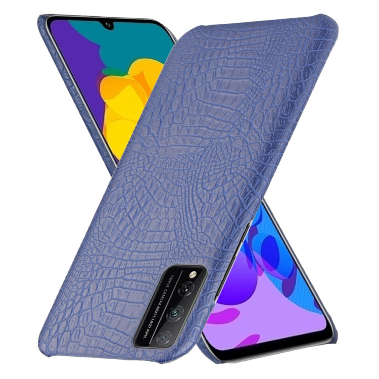 For Huawei Honor Play 4T Pro Shockproof Crocodile Texture PC + PU Case