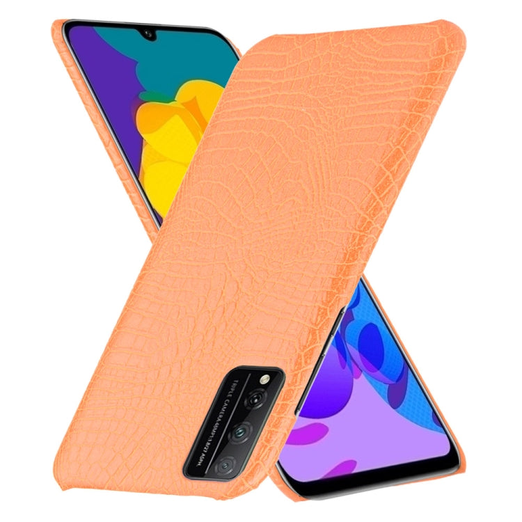 For Huawei Honor Play 4T Pro Shockproof Crocodile Texture PC + PU Case