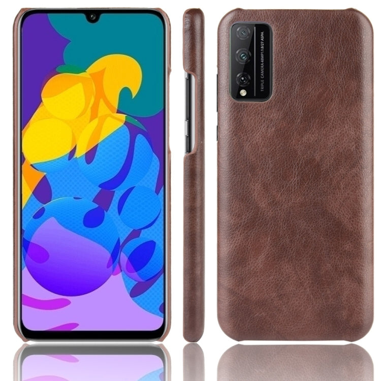 For Huawei Honor Play 4T Pro Shockproof Litchi Texture PC + PU Case