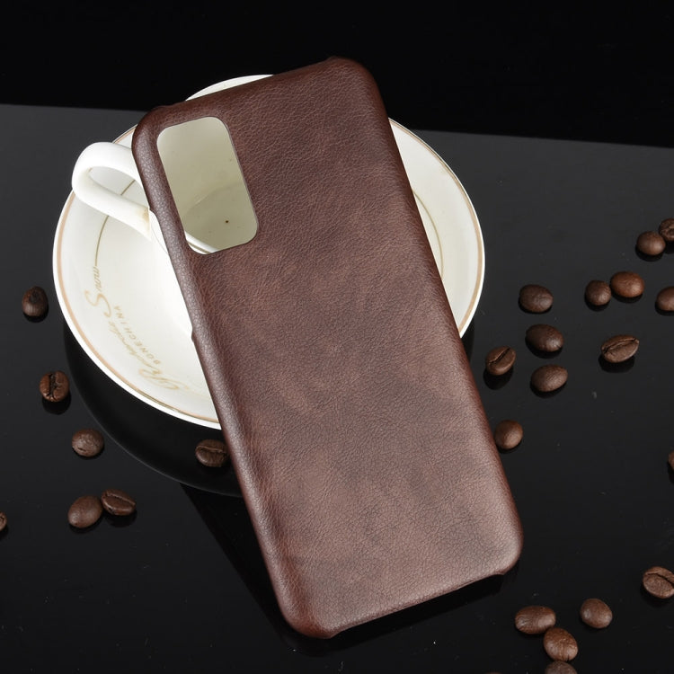 For Huawei Honor Play 4T Pro Shockproof Litchi Texture PC + PU Case