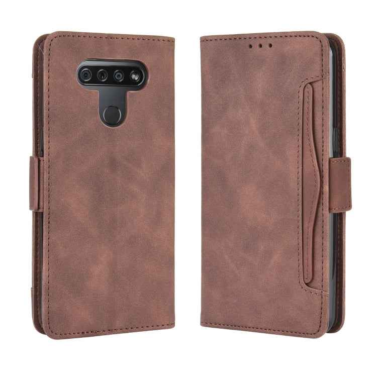 For LG K51 Wallet Style Skin Feel Calf Pattern Leather Case ,with Separate Card Slot