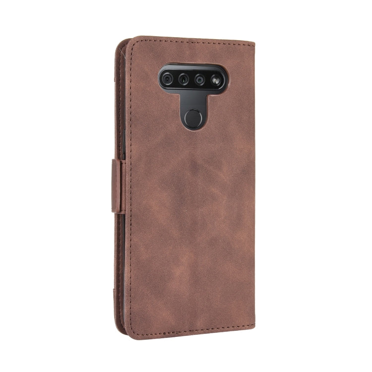 For LG K51 Wallet Style Skin Feel Calf Pattern Leather Case ,with Separate Card Slot
