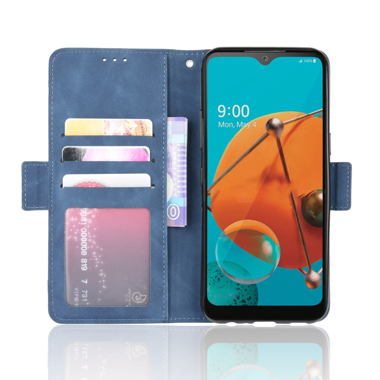 For LG K51 Wallet Style Skin Feel Calf Pattern Leather Case ,with Separate Card Slot