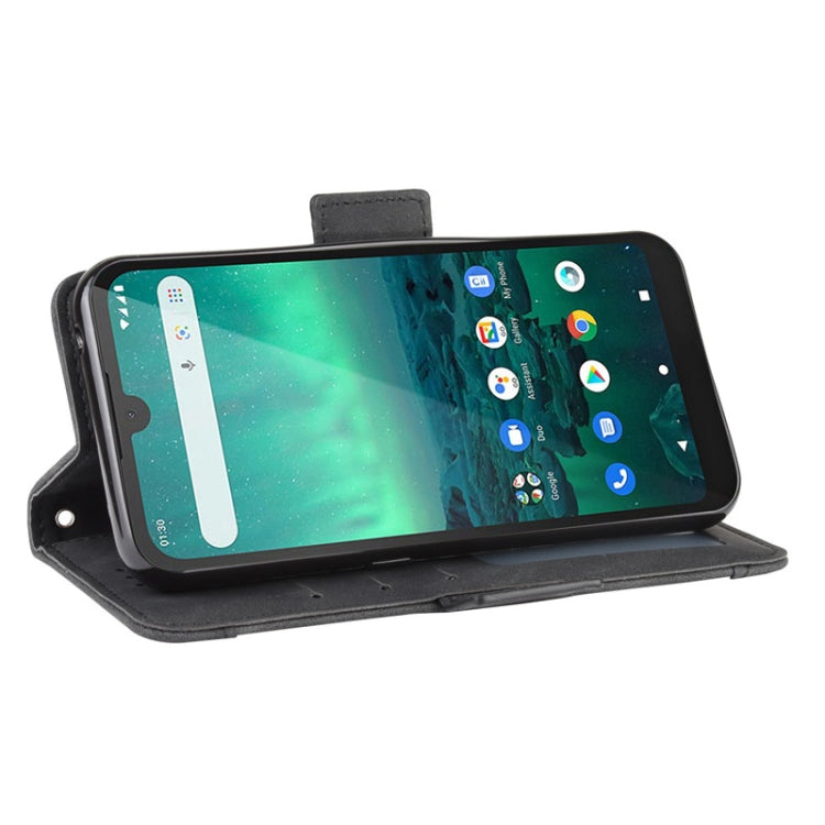 For Nokia 1.3 Wallet Style Skin Feel Calf Pattern Leather Case ,with Separate Card Slot