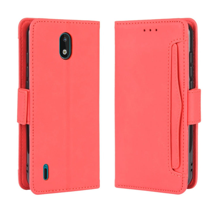 For Nokia 1.3 Wallet Style Skin Feel Calf Pattern Leather Case ,with Separate Card Slot
