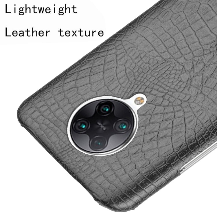 For Xiaomi Poco F2 Pro / Redmi K30 Pro Shockproof Crocodile Texture PC + PU Case