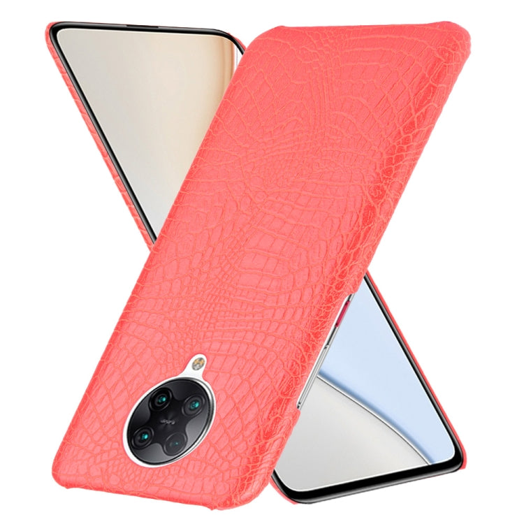 For Xiaomi Poco F2 Pro / Redmi K30 Pro Shockproof Crocodile Texture PC + PU Case