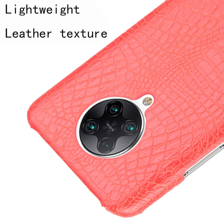 For Xiaomi Poco F2 Pro / Redmi K30 Pro Shockproof Crocodile Texture PC + PU Case