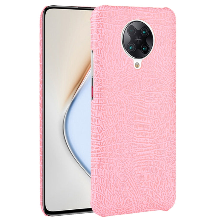 For Xiaomi Poco F2 Pro / Redmi K30 Pro Shockproof Crocodile Texture PC + PU Case
