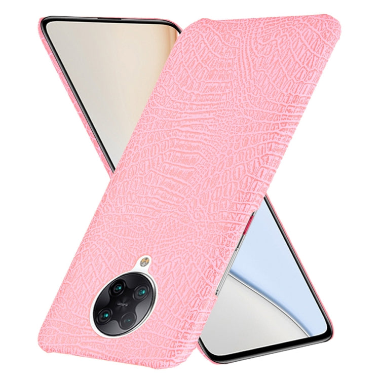 For Xiaomi Poco F2 Pro / Redmi K30 Pro Shockproof Crocodile Texture PC + PU Case