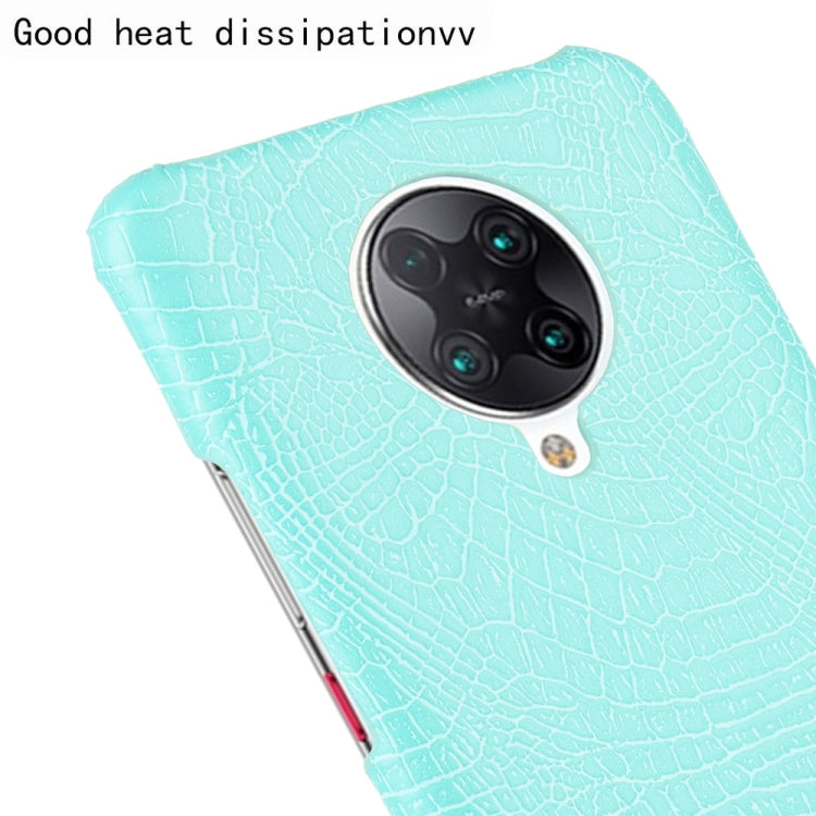 For Xiaomi Poco F2 Pro / Redmi K30 Pro Shockproof Crocodile Texture PC + PU Case