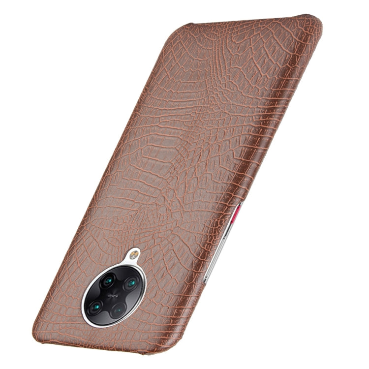 For Xiaomi Poco F2 Pro / Redmi K30 Pro Shockproof Crocodile Texture PC + PU Case
