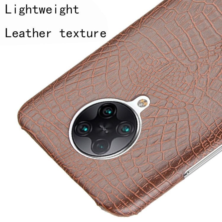 For Xiaomi Poco F2 Pro / Redmi K30 Pro Shockproof Crocodile Texture PC + PU Case