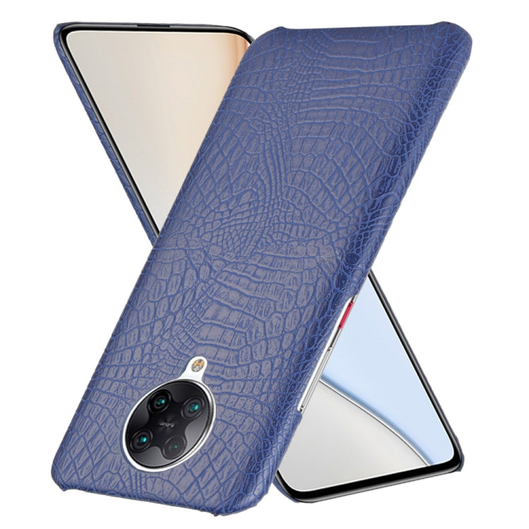 For Xiaomi Poco F2 Pro / Redmi K30 Pro Shockproof Crocodile Texture PC + PU Case