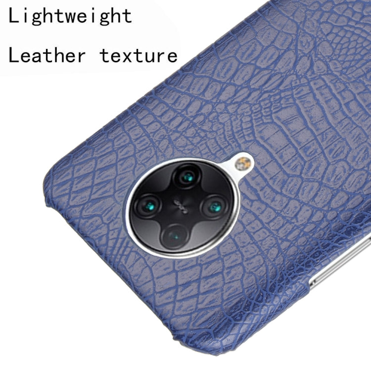 For Xiaomi Poco F2 Pro / Redmi K30 Pro Shockproof Crocodile Texture PC + PU Case