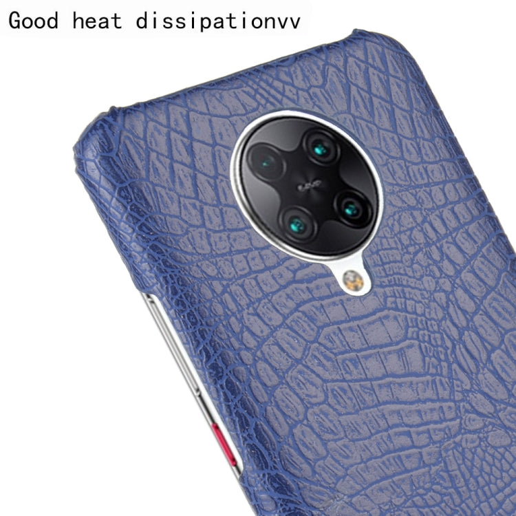 For Xiaomi Poco F2 Pro / Redmi K30 Pro Shockproof Crocodile Texture PC + PU Case
