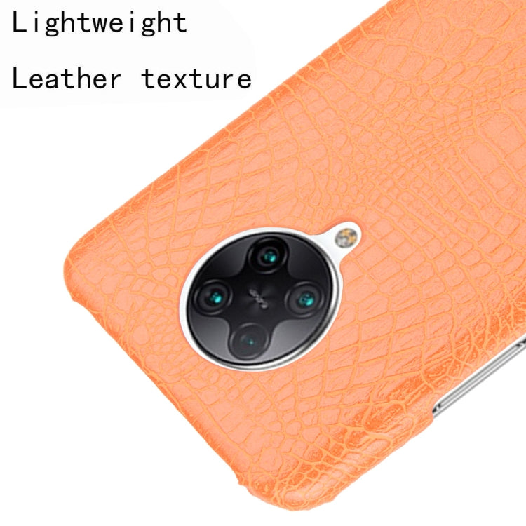 For Xiaomi Poco F2 Pro / Redmi K30 Pro Shockproof Crocodile Texture PC + PU Case