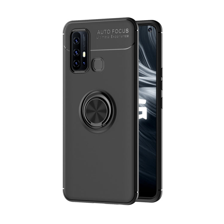 For VIVO Y50 Metal Ring Holder 360 Degree Rotating TPU Case