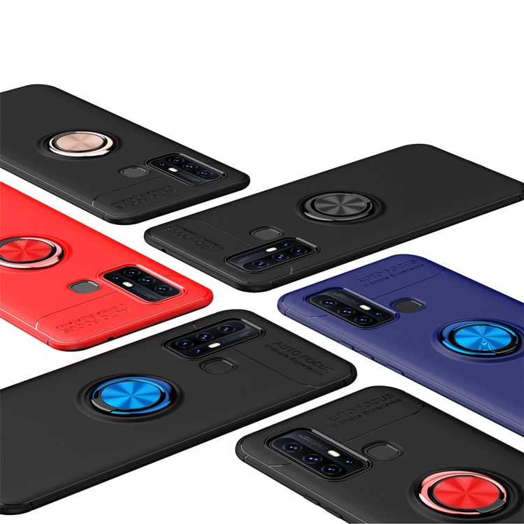 For VIVO Y50 Metal Ring Holder 360 Degree Rotating TPU Case