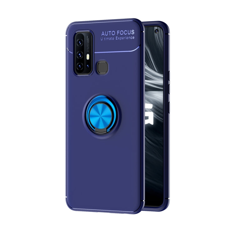 For VIVO Y50 Metal Ring Holder 360 Degree Rotating TPU Case