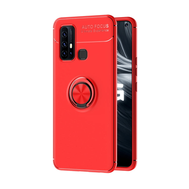 For VIVO Y50 Metal Ring Holder 360 Degree Rotating TPU Case