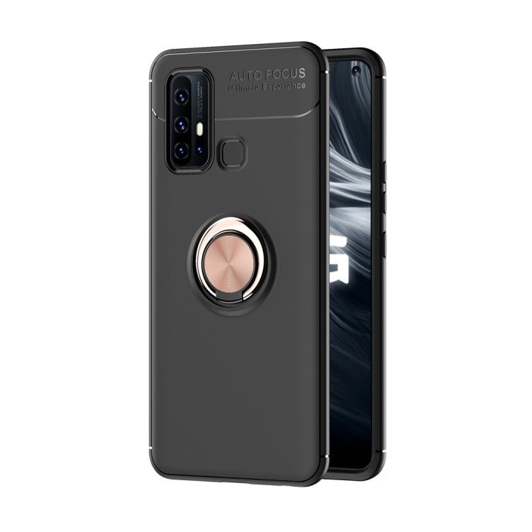 For VIVO Y50 Metal Ring Holder 360 Degree Rotating TPU Case