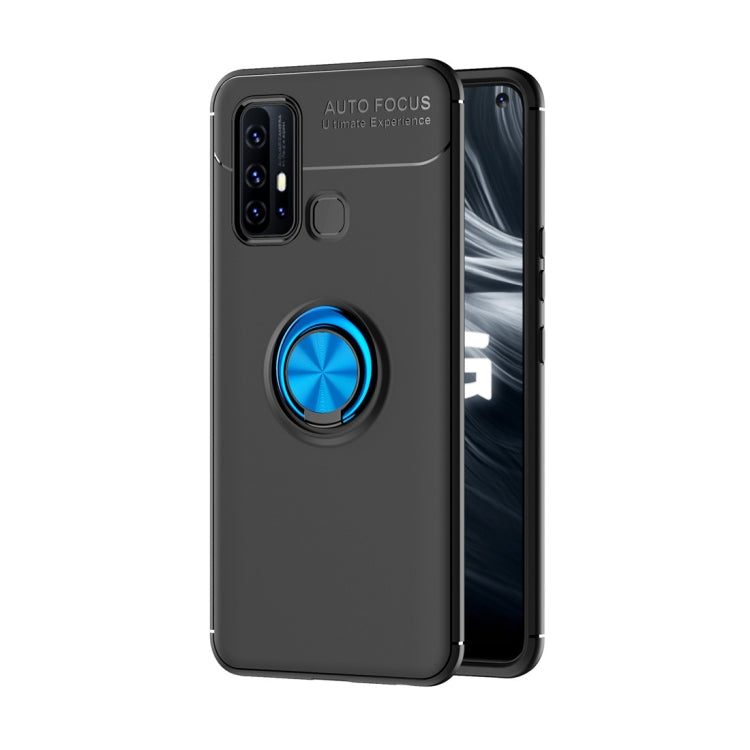 For VIVO Y50 Metal Ring Holder 360 Degree Rotating TPU Case