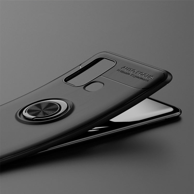 For VIVO Y50 Metal Ring Holder 360 Degree Rotating TPU Case