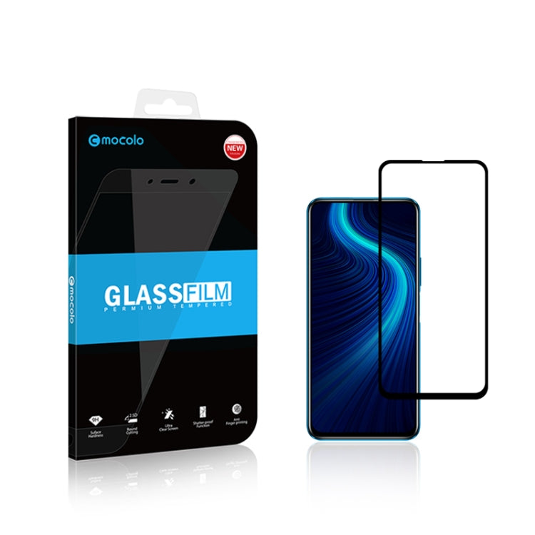 For Huawei Honor X10 mocolo 0.33mm 9H 2.5D Full Glue Tempered Glass Film