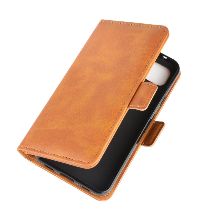 For Google Pixel 4a Dual-side Magnetic Buckle Horizontal Flip Leather Case with Holder & Card Slots & Wallet