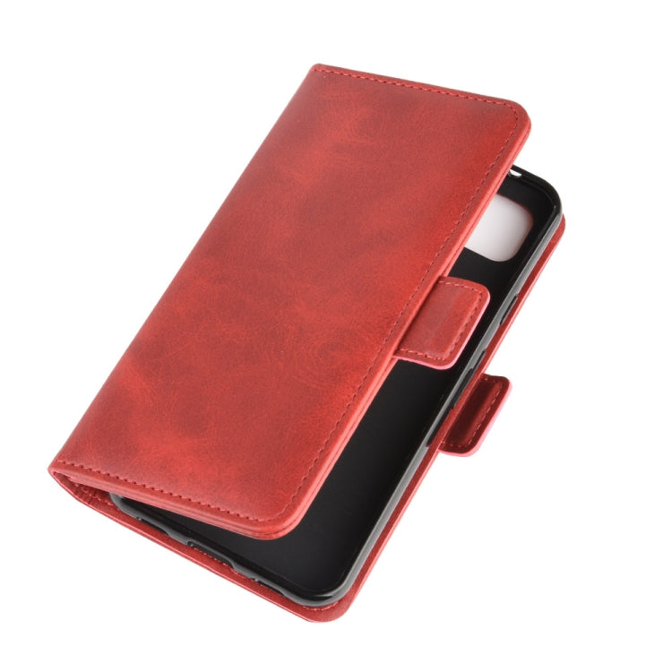For Google Pixel 4a Dual-side Magnetic Buckle Horizontal Flip Leather Case with Holder & Card Slots & Wallet