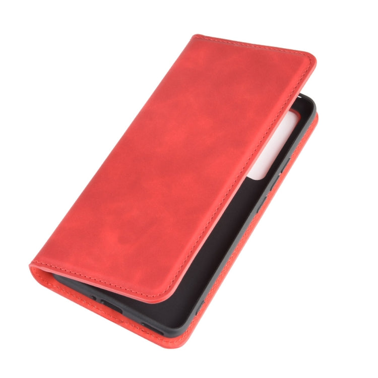 For Huawei Nova 7 Pro 5G Retro-skin Business Magnetic Suction Leather Case with Holder & Card Slots & Wallet