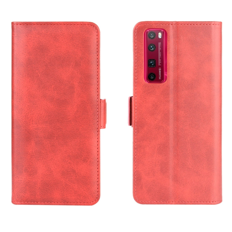 For Huawei Nova 7 Pro 5G Dual-side Magnetic Buckle Horizontal Flip Leather Case with Holder & Card Slots & Wallet