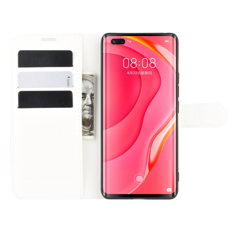 For Huawei Nova 7 Pro 5G Litchi Texture Horizontal Flip Protective Case with Holder & Card Slots & Wallet