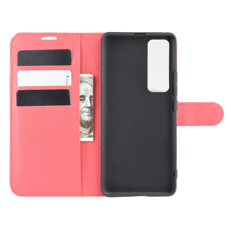 For Huawei Nova 7 Pro 5G Litchi Texture Horizontal Flip Protective Case with Holder & Card Slots & Wallet