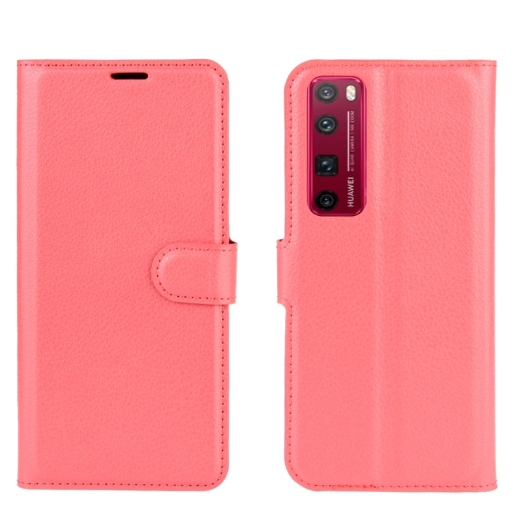 For Huawei Nova 7 Pro 5G Litchi Texture Horizontal Flip Protective Case with Holder & Card Slots & Wallet