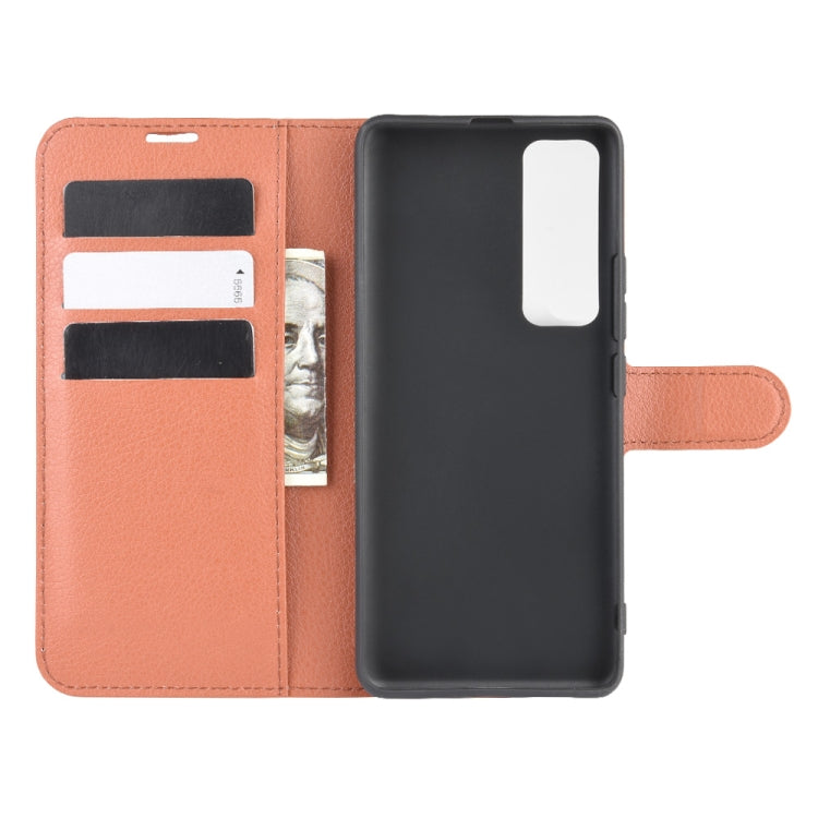 For Huawei Nova 7 Pro 5G Litchi Texture Horizontal Flip Protective Case with Holder & Card Slots & Wallet