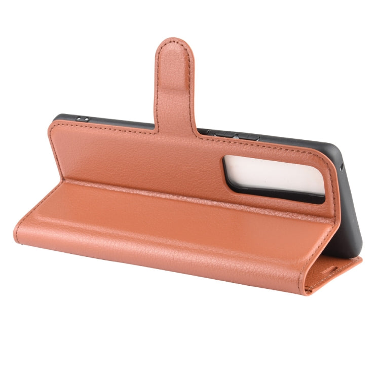 For Huawei Nova 7 Pro 5G Litchi Texture Horizontal Flip Protective Case with Holder & Card Slots & Wallet