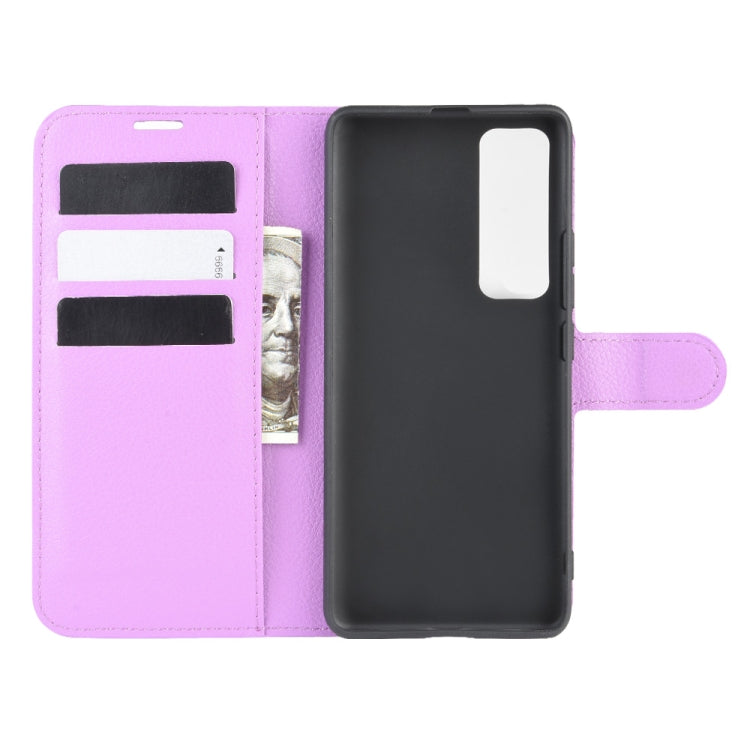 For Huawei Nova 7 Pro 5G Litchi Texture Horizontal Flip Protective Case with Holder & Card Slots & Wallet
