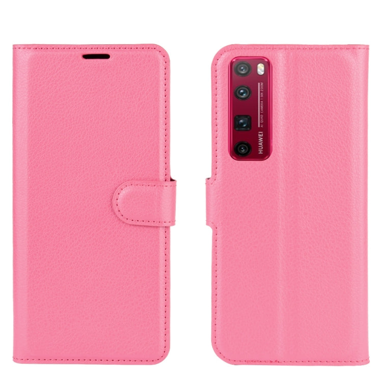 For Huawei Nova 7 Pro 5G Litchi Texture Horizontal Flip Protective Case with Holder & Card Slots & Wallet