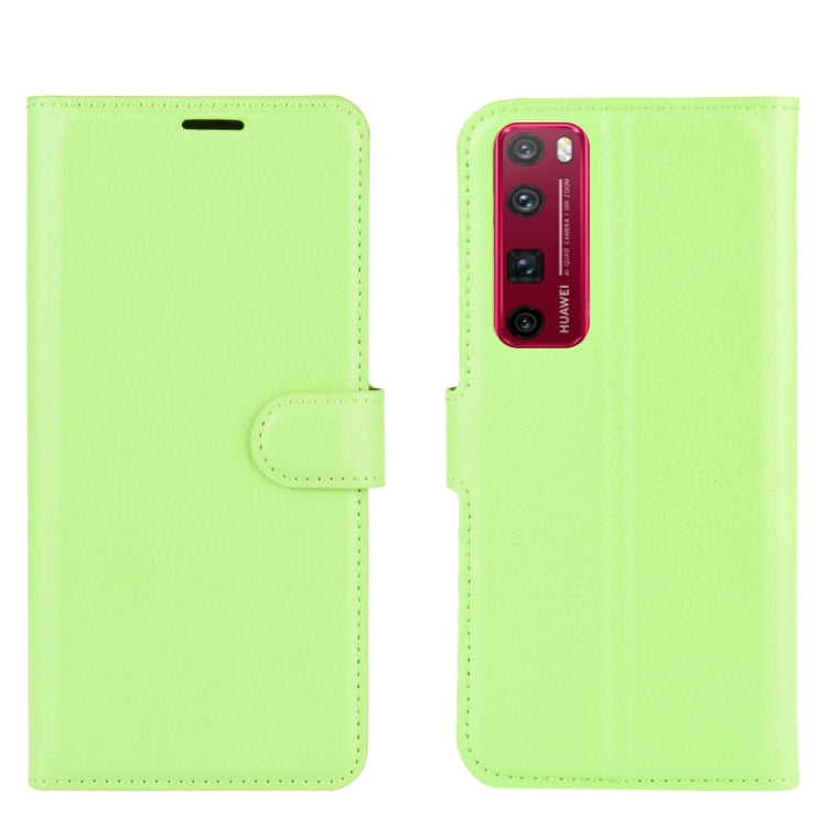 For Huawei Nova 7 Pro 5G Litchi Texture Horizontal Flip Protective Case with Holder & Card Slots & Wallet