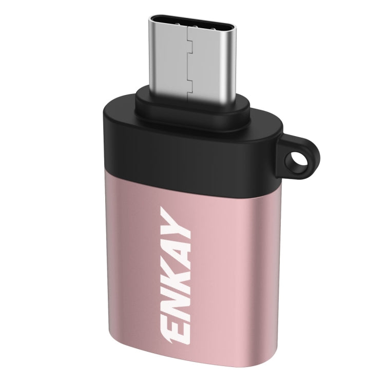ENKAY ENK-AT101 Aluminium Alloy USB-C / Type-C to USB 3.0 OTG Data Adapter Converter