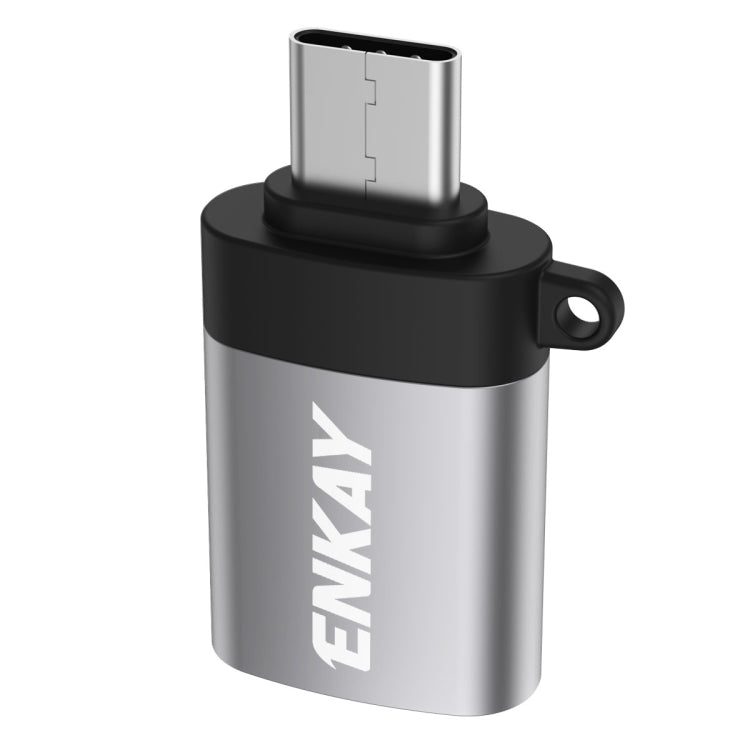 ENKAY ENK-AT101 Aluminium Alloy USB-C / Type-C to USB 3.0 OTG Data Adapter Converter